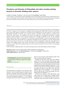 Prevalence and diversity of Chlamydiales and other amoeba