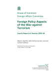 Foreign Policy Aspects of the War against Terrorism
