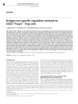 Antigen-non-specific regulation centered on CD25+Foxp3+