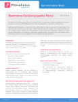 Restrictive Cardiomyopathy Panel