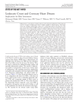 Leukocyte count and coronary heart disease