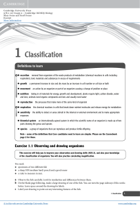 1 Classification - Assets - Cambridge University Press