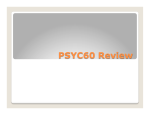 PSYC60 Review