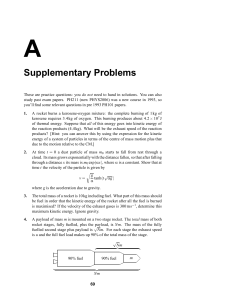 Supplementary Problems