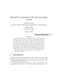 Destructive competition: Oil and rent seeking in Iran