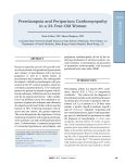 Preeclampsia and Peripartum Cardiomyopathy in a 24-Year