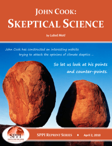 skeptical science - The Science and Public Policy Institute