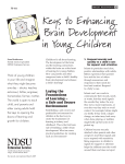 Keys to Enhancing Brain Development in Young Children