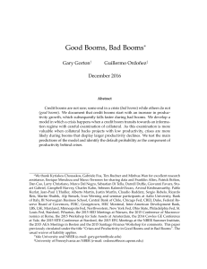 Good Booms, Bad Booms - Penn Arts and Sciences