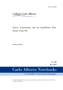 Survey Expectations and the Equilibrium Risk