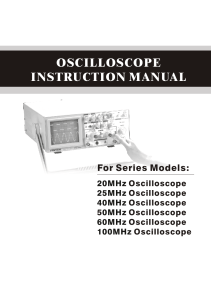 oscilloscope instruction manual