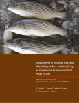 Measurement of Rainbow Trout and Hybrid Striped Bass Antibody