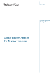 Game Theory Primer for Macro Investors