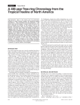 A 400-year Tree-ring Chronology from the Tropical Treeline of North