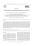 Gap junctions and communication within the nervous system