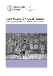 Joint Master in Ancient Judaism