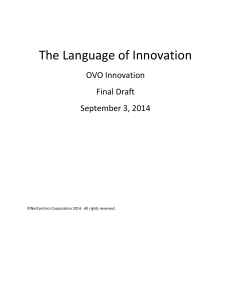 The Language of Innovation