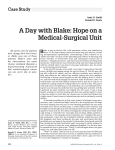 A Day with Blake: Hope on a Medical-Surgical Unit