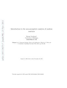 Introduction to the non-asymptotic analysis of random matrices