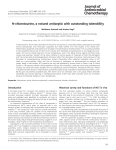 N-chlorotaurine, a natural antiseptic with