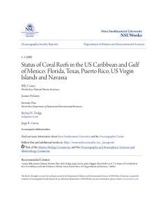 Status of Coral Reefs in the US Caribbean and Gulf of