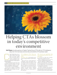 Helping CTAs Blossom in Today`s Competitive Environment (Oct