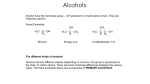Alcohols - Science Skool!