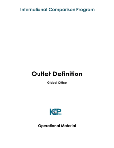 Outlet Definition - World Bank Group