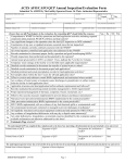 ACES AFO/CAFO QCP Annual Inspection/Evaluation Form