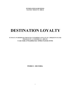destination loyalty