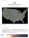 GEOL100 4-5-10 Historical Geology of North America