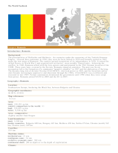 The World Factbook Europe :: Romania Introduction :: Romania