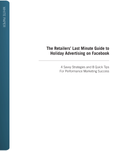 Holiday Advertising Best Practices Guide for Facebook