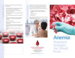 Anemia - Society for the Advancement of Blood Management