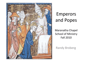 Emperors and Popes