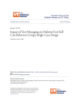 Impact of Text Messaging on Diabetic Foot Self