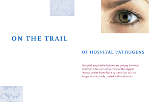 On the trail of hospital pathogens