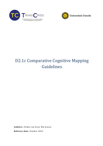 D2.1c Comparative Cognitive Mapping Guidelines