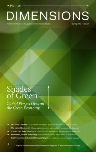 Shades of Green - IHDP - United Nations University