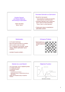 1 Optimization 8-Queens Problem Solution by Local Search