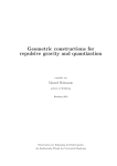 Geometric constructions for repulsive gravity and