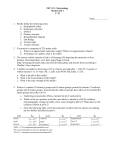 FST 123 - Enzymology Homework IS `13