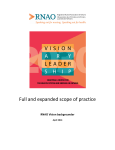 Full and expanded scope of practice
