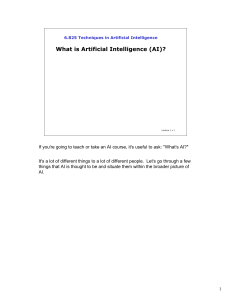 PDF What is Artificial Intelligence (AI)?
