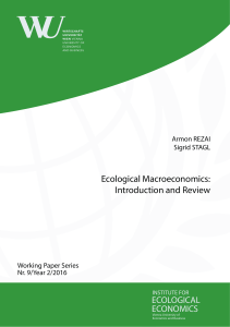 Ecological Macroeconomics