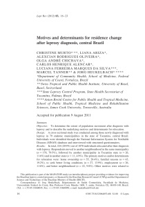Motives and determinants for residence change after leprosy