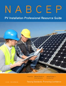 PV Installation Professional Resource Guide