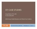 sti case studies - American College Health Association