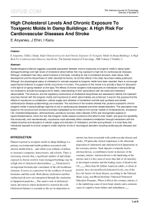 A High Risk For Cardiovascular Diseases And Stroke