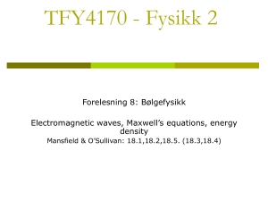 TFY4170 - Fysikk 2